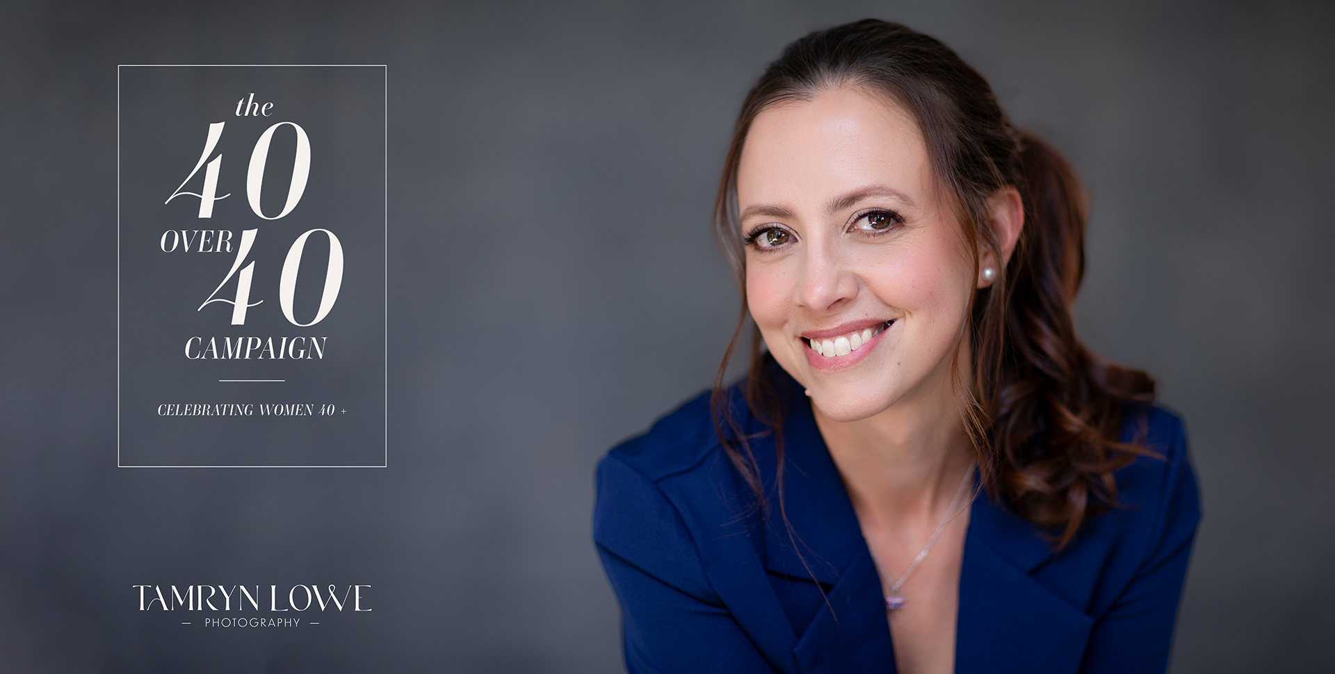 Portrait photography session for woman over 40 in Johannesburg studio