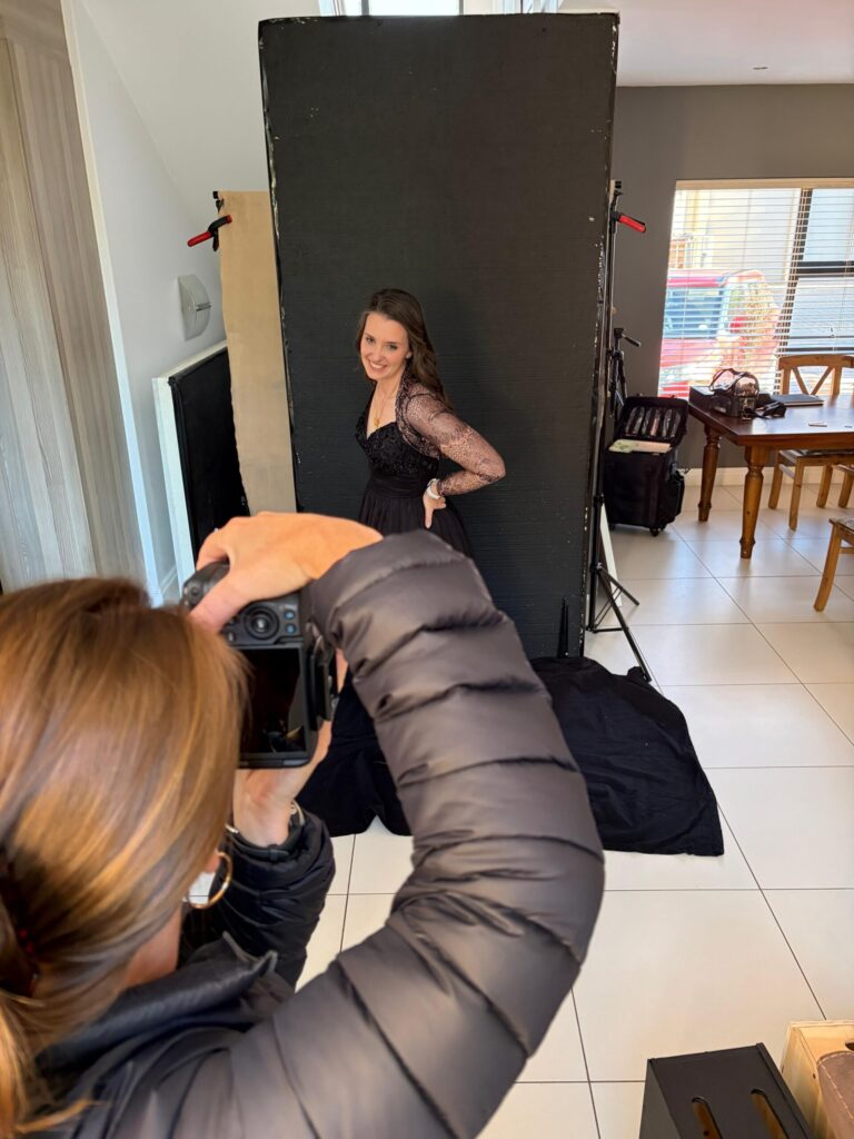 Behind the scenes of Jenna's 40 over 40 portrait session