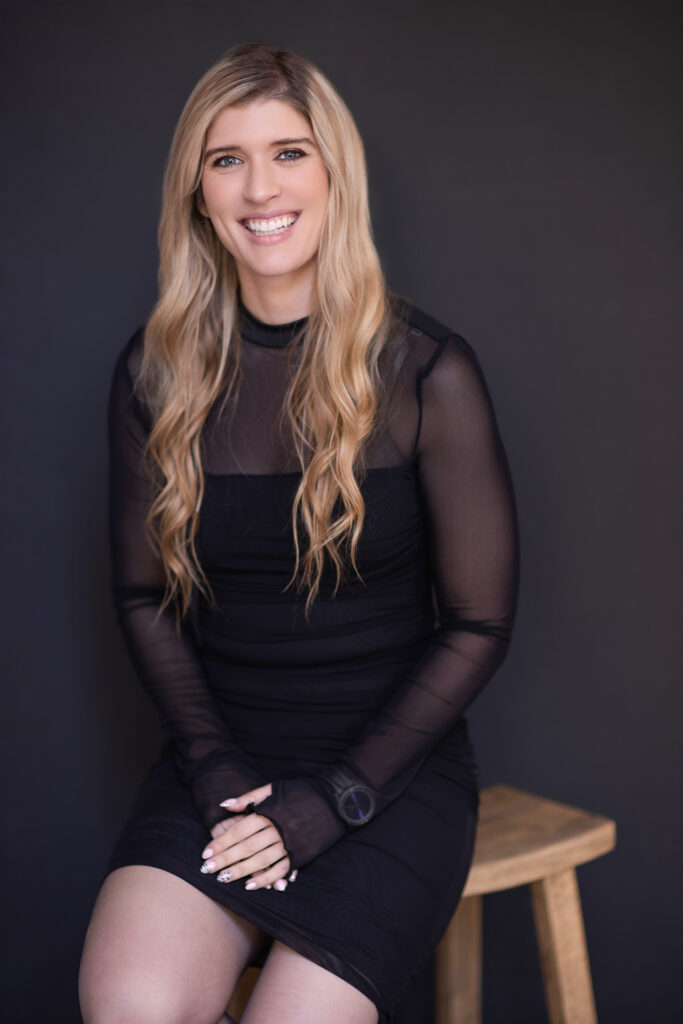Jessica's professional studio portrait photographed by Tamryn Lowe Photography in Johannesburg